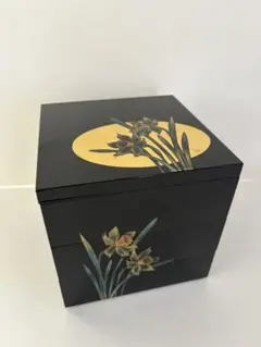 五段重箱 牡丹蒔絵 黒漆塗 Japanese Antique Jubako - メルカリ