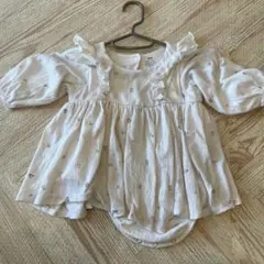 H&M オーガニックコットン　ロンパース