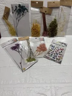 amifa ドライフラワー 押し花 ハーバリウム素材セット