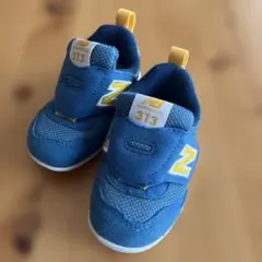 New Balance キッズ スニーカー 12cm 青/黄色