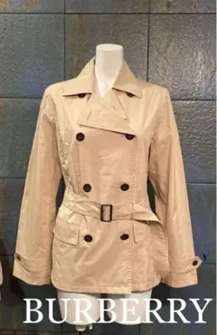 ☆美品☆BURBERRY バーバリー スプリングコート トレンチコート ベージュ
