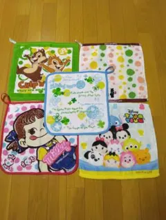 キャラクター タオル 5枚セット