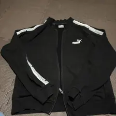 PUMA ブラック ジップアップジャケット XL