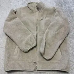 GU ベージュ フリースジャケット