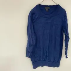１点もの✨J.CREW 【S】ブルー 長袖 ニット セーター 秋服 冬服
