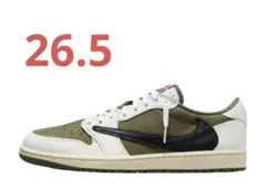 Travis Scott AirJordan1Low Reverse Olive