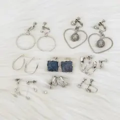 ピアス イヤリング まとめ売り セット シルバー系 アクセサリー ジュエリー