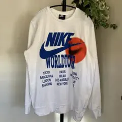 ナイキ ロングスリーブTシャツ 長袖Ꭲシャツ 白 Lサイズ 新品難あり