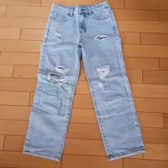 SHEIN ダメージデニムパンツ 12-13Y