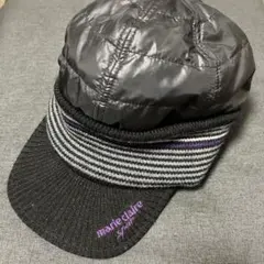 ゴルフキャップ　ニット帽 marie claire