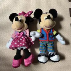TDL 34周年　ミッキーミニーぬいぐるみバッチ
