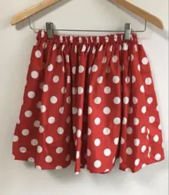ミニーちゃん風　スカート ハンドメイド　大人用Mサイズ　Dハロ　コスチューム