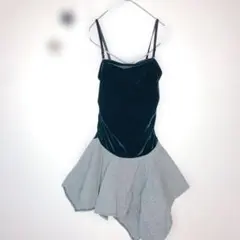 ノースリーブミニワンピース ブラック