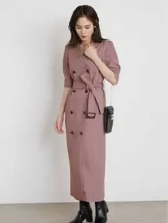 スナイデル トレンチタイトロングワンピース