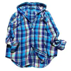 ラルフローレン❤️チェック ボタンダウン長袖　ネルシャツ