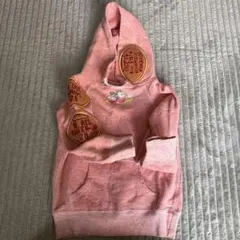 デニム＆ダンガリー　ミッキー　チーズボール　パーカー　ピンクナップ　１１０