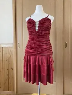 ★ 社交ダンス用ドレス　ラテン衣装　M