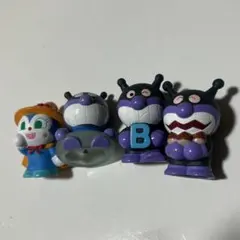 アンパンマン　バイキンマン　ソフビ　コキンちゃん　指人形