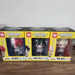 僕のヒーローアカデミア YURAYURA HEAD 3種セット緑谷 爆豪 轟