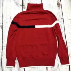 TOMMY HILFIGER GOLF ハイネック　セーター　赤 M