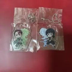 鬼滅の刃1番くじ　F賞きゅんキャラアクリルチャーム　冨岡義勇＆竈門炭治郎セット