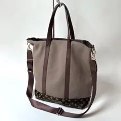 RUSSET リュック ショルダーバッグ 2WAY ネイビー系 日本製のサムネイル
