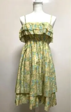 ほぼ未使用　 Beams ビームス 花柄ワンピース　総柄