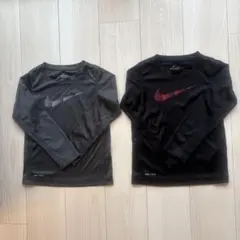 NIKE ナイキ キッズ Dri-FIT 長袖Tシャツ 2枚セット 110cmのサムネイル