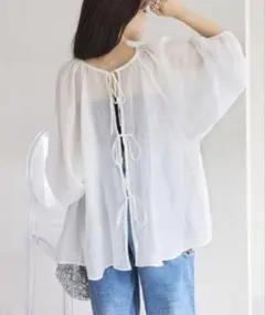 CIAOPANIC TYPY 2WAYシアーボリュームスリーブブラウス