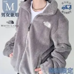 韓国限定！ ノースフェイス コンフィアルファ フリース Mグレー