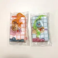 【2個セット】mojojojo アクリルチャーム付き巾着
