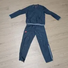 adidas ピステ上下 ダークグレー 140