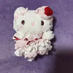 ハローキティ　サンリオ　いちごホイップケーキシリーズ　マスコットバッグチャーム