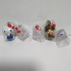 モンチッチ×ハローキティ めじるしアクセサリー 全5種セット コンプリート