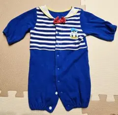 【最終値下】Disney baby ドナルドダックロンパース　50-60cm