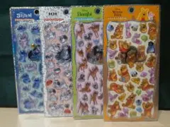 正規品 プチドロップステッカー ディズニー　4種4枚セット