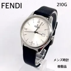 FENDI 210G メンズ腕時計 稼働品 新品電、社外新品ベルト交換済みのサムネイル