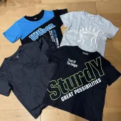 キッズ 半袖Tシャツ 4枚セット まとめ売りのサムネイル