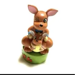 当時物カンガルーフィギュア ？ソフビ？　昭和レトロ　ビンテージ　送料無料