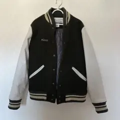 Columbia スタジャン Lサイズ ブラック/ホワイト