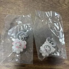 サンリオめじるしアクセサリー　ふわふわスノー マイメロ　クロミ