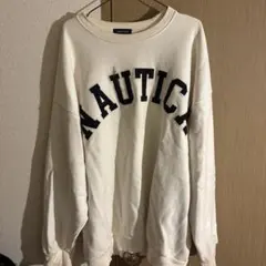 NAUTICA クルーネック スウェット ホワイトのサムネイル