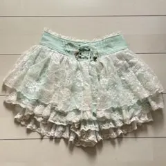LIZLISA リズリサ スカート スカパン グリーンのサムネイル