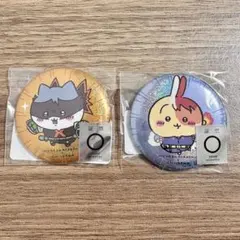 僕のヒーローアカデミア×ちいかわ ホログラム缶バッジ 死柄木弔×あの子