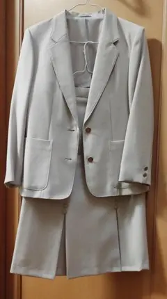 未着用品 レディース スーツ スカート アイボリー ベージュ