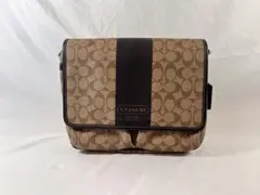 ⑤ COACH シグネチャー　メッセンジャーバッグ　ショルダーバッグ　【044】
