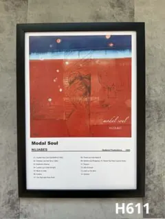 H611ヌジャベス　Modal Soul A4額付き HIPHOP