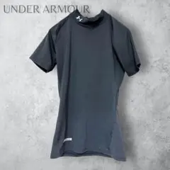 【UNDER ARMOUR アンダーアーマー】　YXL 半袖アンダーシャツ　黒