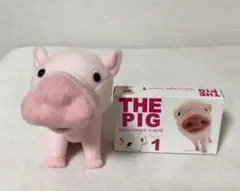 THE PIG ブタ　ぬいぐるみ　メッセージカード　2点セット
