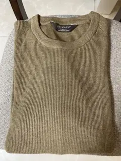 PRIMARK リブニット セーター ベージュ S